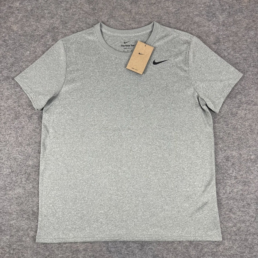 Nike Dri Fit Legend T-Shirt Tee Polyester Gray Womens Medium M